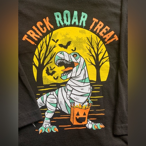 Toddler boys Fall and Halloween tees- set of 3 - Picture 3 of 7